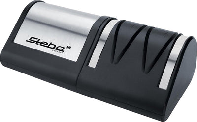 Steba ks1 - affûteur de couteaux électrique pour tous types de couteaux - 18 watts - disque abrasif diamanté