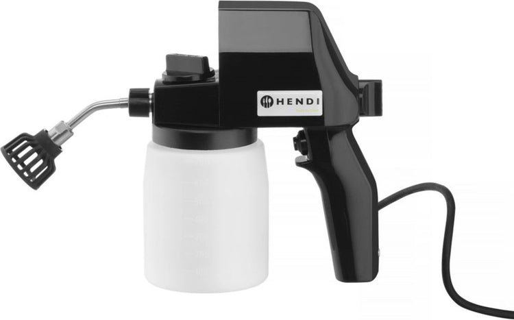 Seringue alimentaire électrique Hendi - débit réglable - passe au lave-vaisselle - 700 ml - passe au micro-ondes jusqu'à 70°c