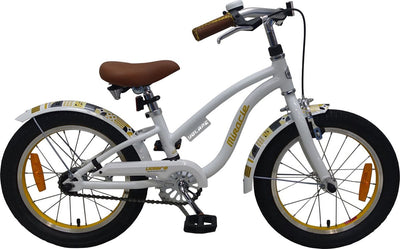 Volare Miracle Cruiser Children's Bicycle - Girls - 16 pouces - White - Prime Collection
