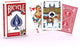 Bicycle ® taille pont faces hollandaises rouges - cartes à jouer hollandaises classiques - qualité premium