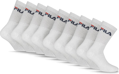 Fila chaussettes de sport de tennis - taille 39 42 - paquet de 9 - blanc