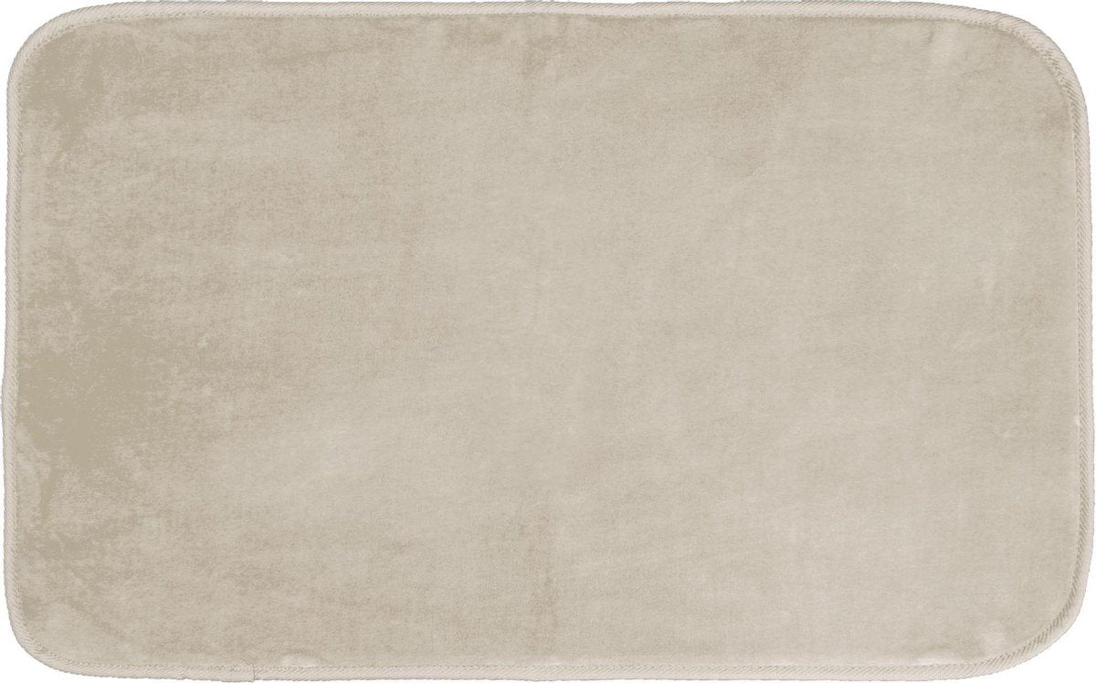 Livettti.nl tapis de salle de bain livetti tapis de toilette tapis de bain 45x75 cm - taupe