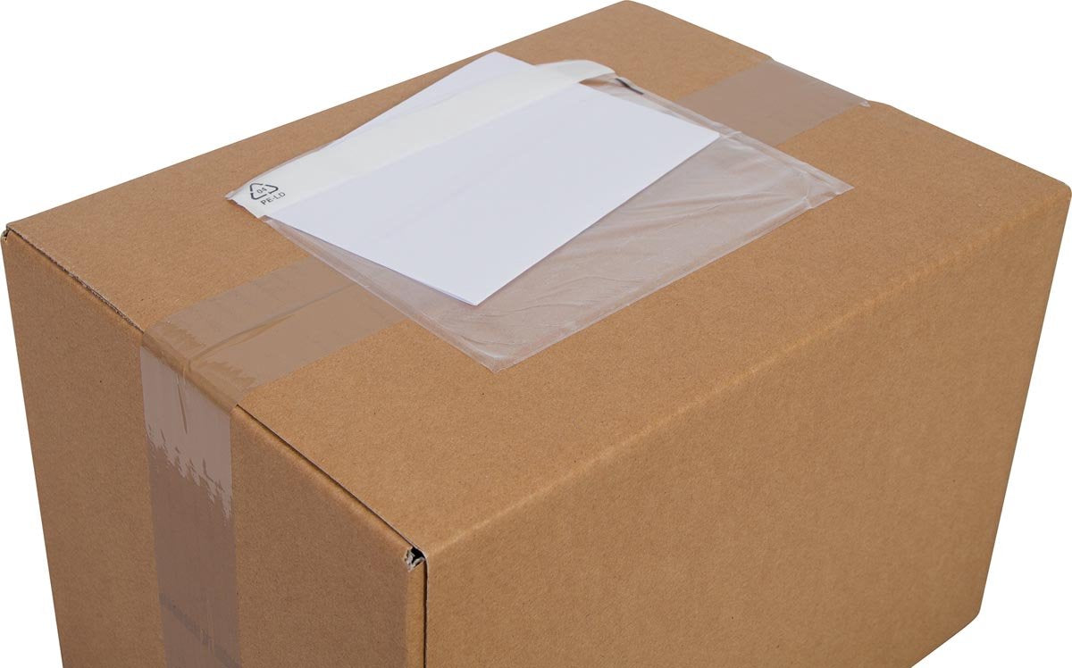 Enveloppe pour liste de colisage Cleverpack autocollante - vierge 165x112 - 100 pcs