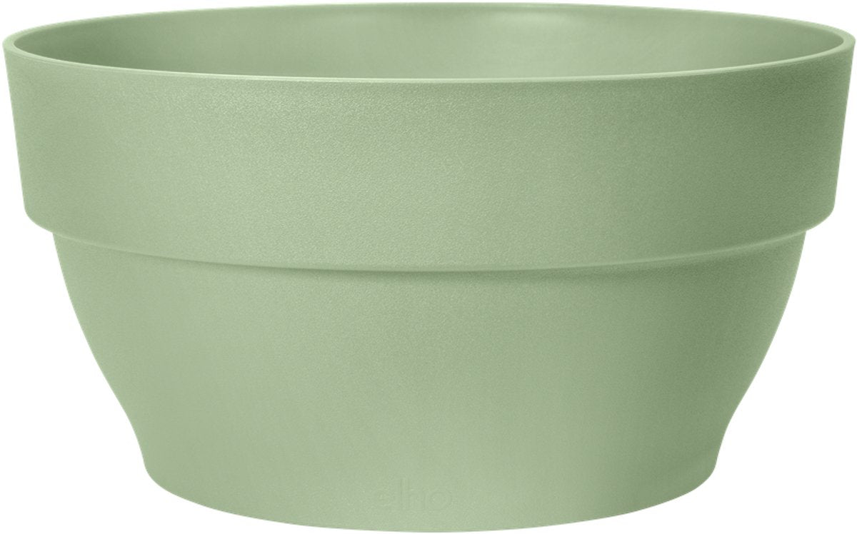 Elho vibia campana bowl 34 - bol pour plantes d'extérieur - 100% plastique recyclé - ø 33,9 x h 17,4 cm - vert pistache