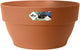 Elho vibia campana bowl 34 - bol pour plantes d'extérieur - 100% plastique recyclé - ø 33,9 x h 17,4 cm - terra