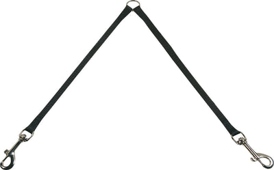 Laisse double en nylon Flamingo 50cm 20mm