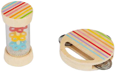 Bigjigs en bois secoue et roulement, 2e.