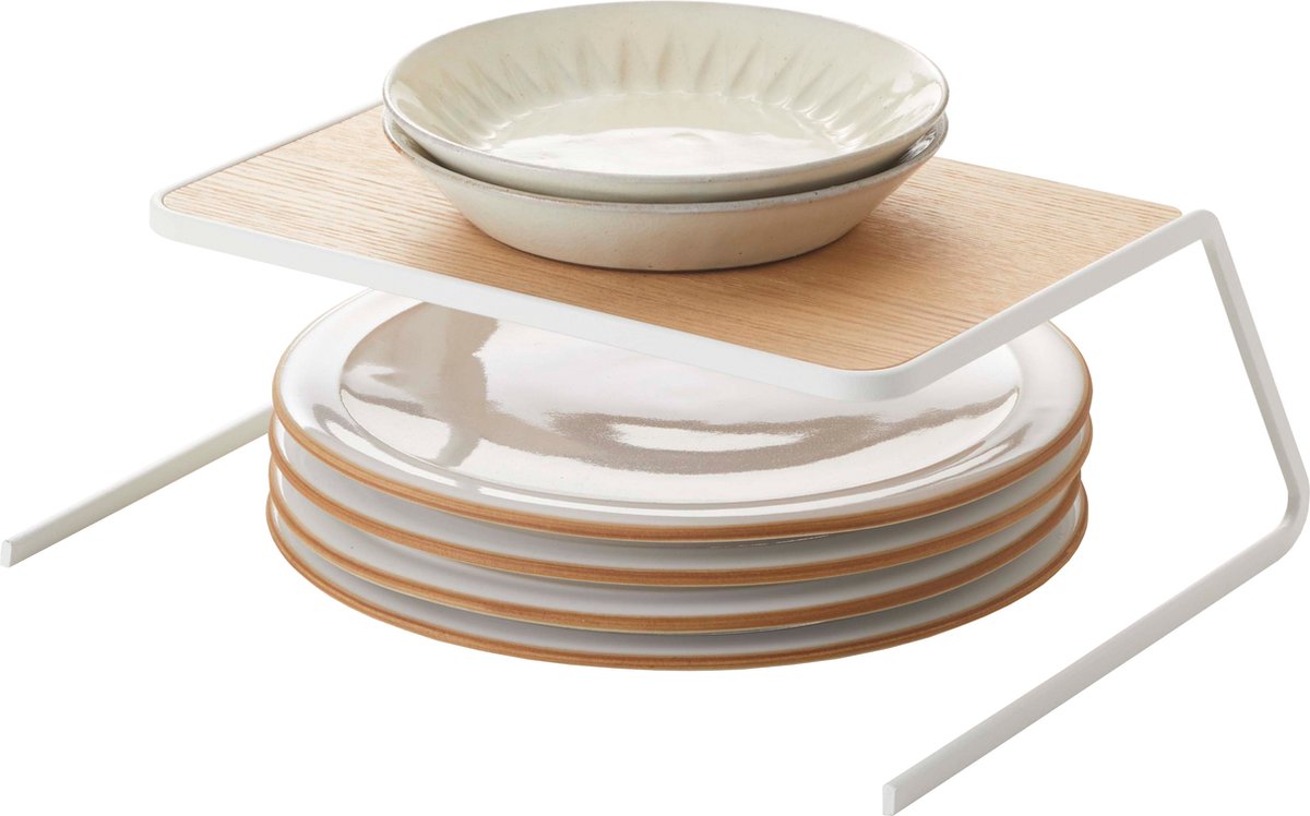 Yamazaki support à assiettes - tosca - blanc