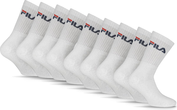 Chaussettes de sport Fila Tennis - taille 43 46 - paquet de 9 - blanc