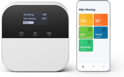 Tado° optimiseur de pompe à chaleur x - variante filaire - fonctionne avec Google Home, Alexa Apple Home Kit - noir et blanc