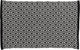 Tapis de bain Differnz Wales 100% coton noir et blanc 50 x 80 cm