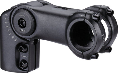 Bbb potence de cyclisme réglable 100 mm - potence réglable vélo de course, vélo électrique vtt - rallonge de potence 31,8 mm - angle -40° +60° - highfix - bhs-35