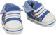Sneakers de chaussures de poupée bleu, 38-45 cm