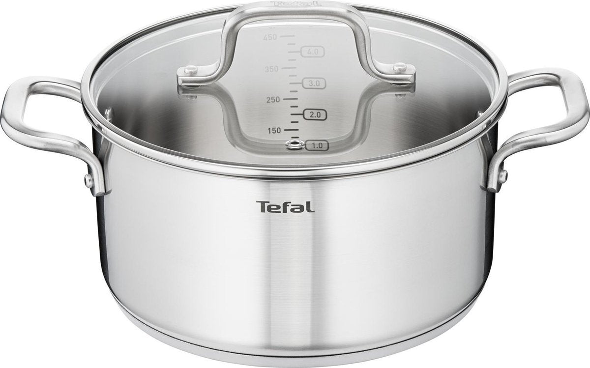 Ustensine de cuisine tefal Tefal virtuoseuse de couvercle en verre de 24 cm