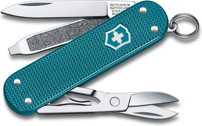 Couteau de poche Victorinox classic alox colours - jungle sauvage - 5 fonctions
