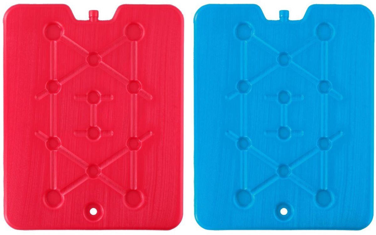 Alpina élément de refroidissement glacière 600 ml - plaque de refroidissement pour glacière - élément de congélation réutilisable - 33 x 25 x 1 cm
