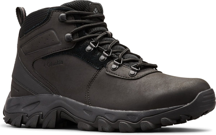 Chaussures de randonnée imperméables Columbia Newton Ridge Plus II pour hommes - Noir
