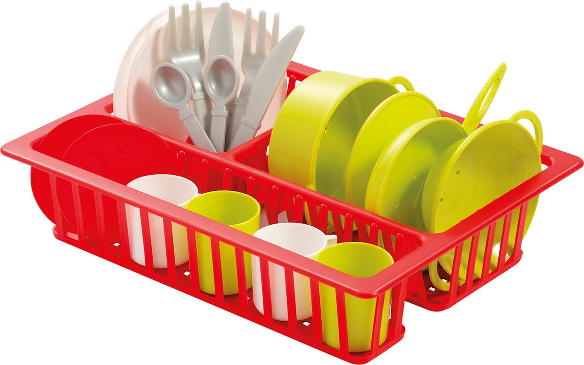 Ecoiffier 100% CHEF DRIFT RACK AVEC CROCKERY