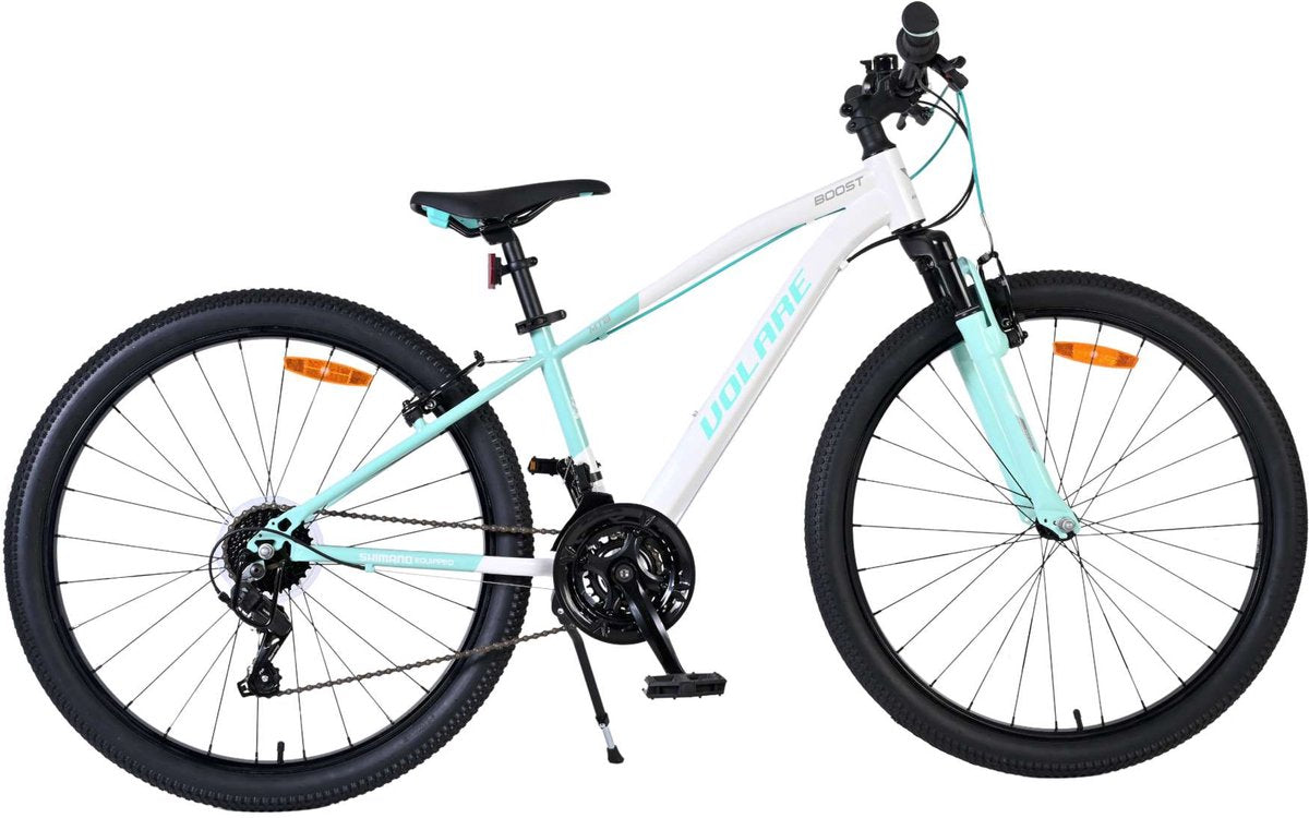 Vélo pour enfants Volare boost - 26 pouces - blanc vert menthe - 21 vitesses