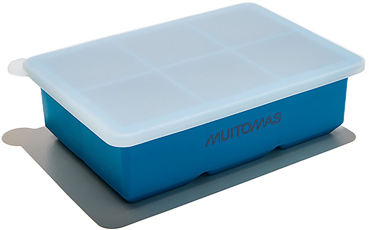 Moule à glaçons Muitomas en silicone - Design élégant - Durable et réutilisable - Bleu