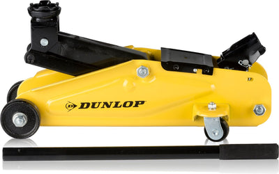Cric hydraulique Dunlop - cric de voiture avec capacité de levage de 2000 kg - cric de garage avec hauteur de levage de 135 mm à 305 mm - métal - jaune noir
