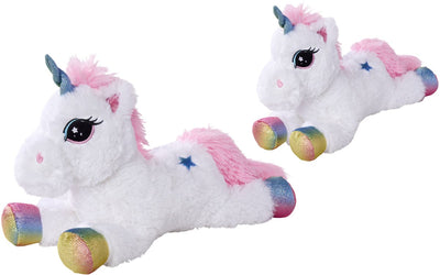 Peluche Simba Toys - Peluche Licorne Arc-en-Ciel - Peluche - 40cm - Couchée