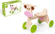 Trotteur Scratch - Trotteur 4 roues - vache marie - 50x40x25cm - 1 à 3 ans