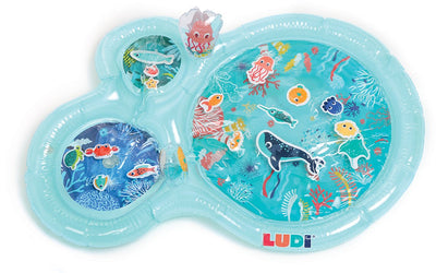 Ludi - tapis de jeu aquatique - jouets moteurs - tapis de jeu gonflable
