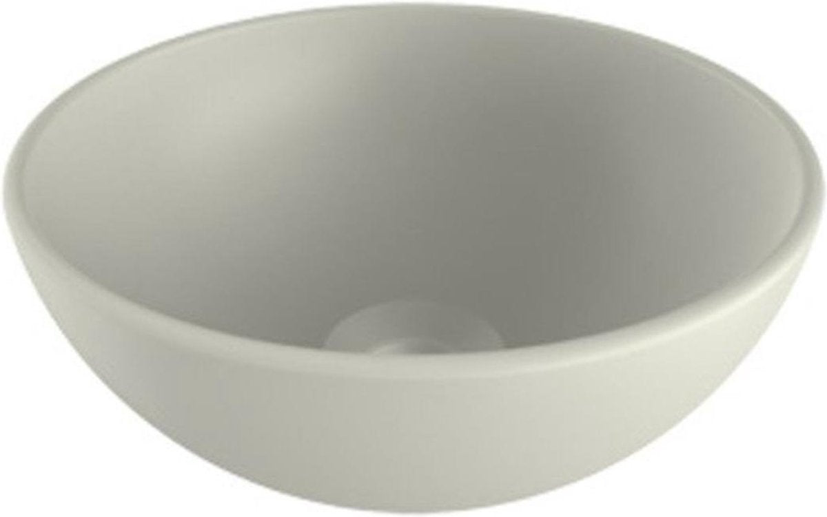 Mini vasque ronde Plieger - 26x26x12cm - blanc mat