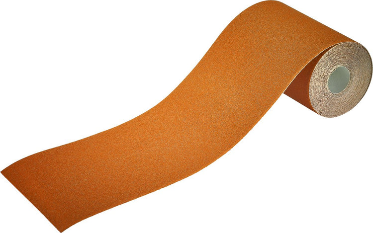 Wolfcraft - papier de verre en rouleau - grain 180 pour bois métal - 93mm - 3175000
