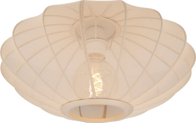 Lucide corina - plafonnier (plafonnier) - ø 40 cm - 1xe27 - beige - japandi