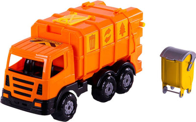 Toys Cavallino Cavallino XL Garbage Truck Orange, 42 cm