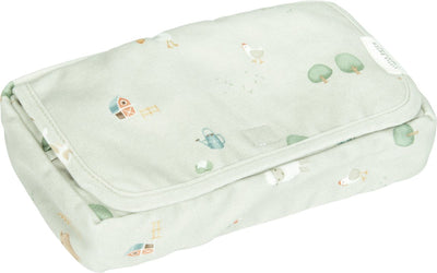 Housse de lingettes pour bébé Little Dutch - verte - petite ferme