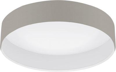 Eglo Pasteri - plafonnier - LED - ø32 cm - blanc - taupe