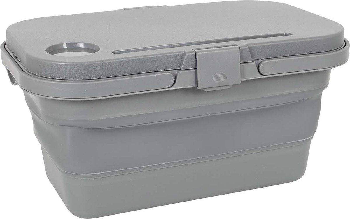 Bo-camp - conteneur pliable - avec plateau de table - 17 litres