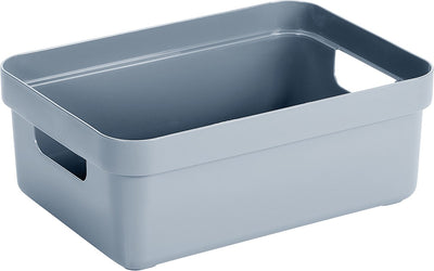 Sunware - boîte de rangement sigma home 9l bleu - 35 x 24,6 x 12,2 cm