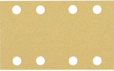 Bosch 10x papier abrasif expert c470 à 8 trous pour ponceuse orbitale...