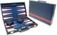 Valise de backgammon de sports chauds de jeux chauds bleu 38x24
