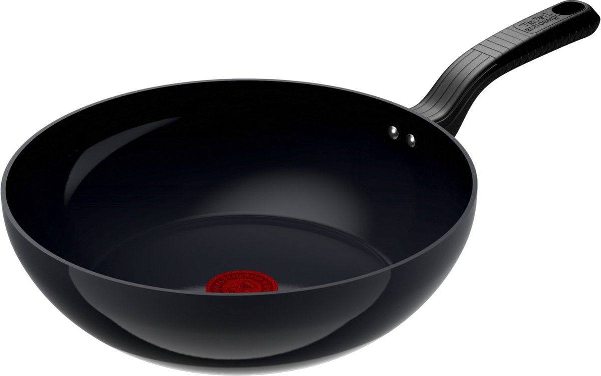 Batterie de cuisine Tefal Tefal Cook Change wok poêle Oslash; Céramique sans PFAS de 28 cm adaptée à l'induction grande capacité