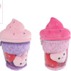 Peluche menu moelleux glace à 3 coeurs - 25cm