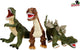 Peluche dinosaure Dinoworld avec dents en plastique 62-73 cm.