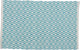 Differnz brighton bath mat 100% cotton blue white 50 x 80 cm