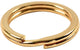 Bague fendue Vivi Gade, d 15 mm, plaqué or, 15 pièces 1 boîte