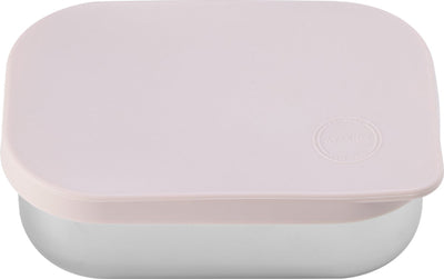 Aya ida aya ida - boîte à lunch - boîte de rangement - à emporter - pain - déjeuner - salade - acier inoxydable - couvercle en silicone - 900 ml - rose tendre