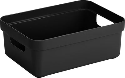 Sunware - boîte de rangement sigma home 9l noir - 35 x 24,6 x 12,2 cm
