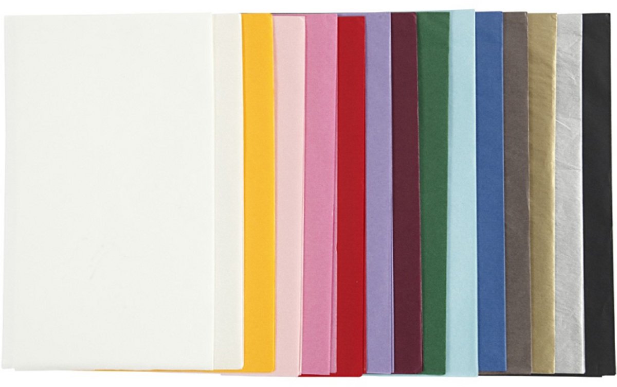 Papier de soie de couleur, 30e.