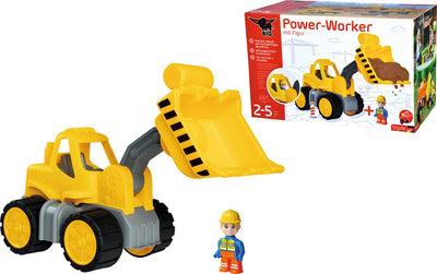 Big Power Worker MIDI Wheel Loader Phel avec une silhouette