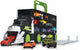 Transporter avec 4 voitures et accessoires moulés