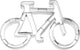 Rbv birkmann birkmann emporte-pièce vélo - 2,5x11x6,6cm