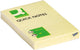 Notes rapides Q-connect, pi 51 x 76 mm, 100 feuilles, paquet de 12, jaune
